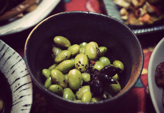 下酒菜:黑胡椒毛豆仁