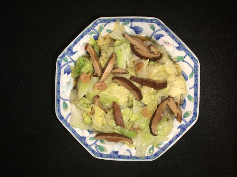 15分鐘完成超級簡單的開陽白菜