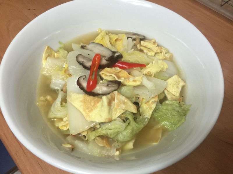 蛋香燴白菜