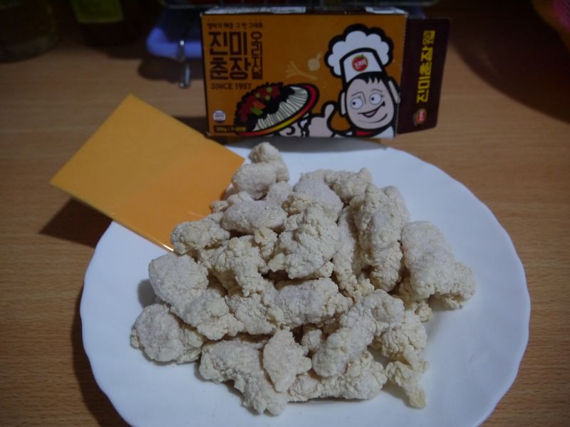 *幸福貓*起司炸醬炸雞【全聯快炒包料理】