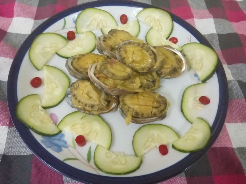 焗烤起司鮑魚