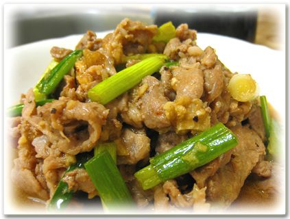 [提姆士食譜] 百元快炒 - 蔥爆羊肉