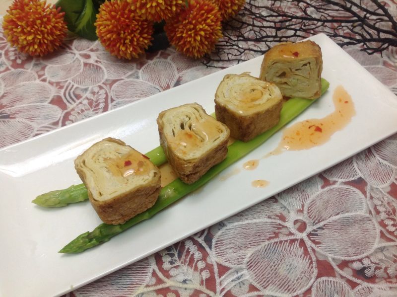 豆腐雞肉泥豆包