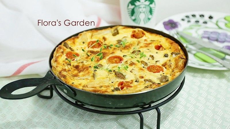鴻喜菇法式酥皮塔【好菇道美味家廚】