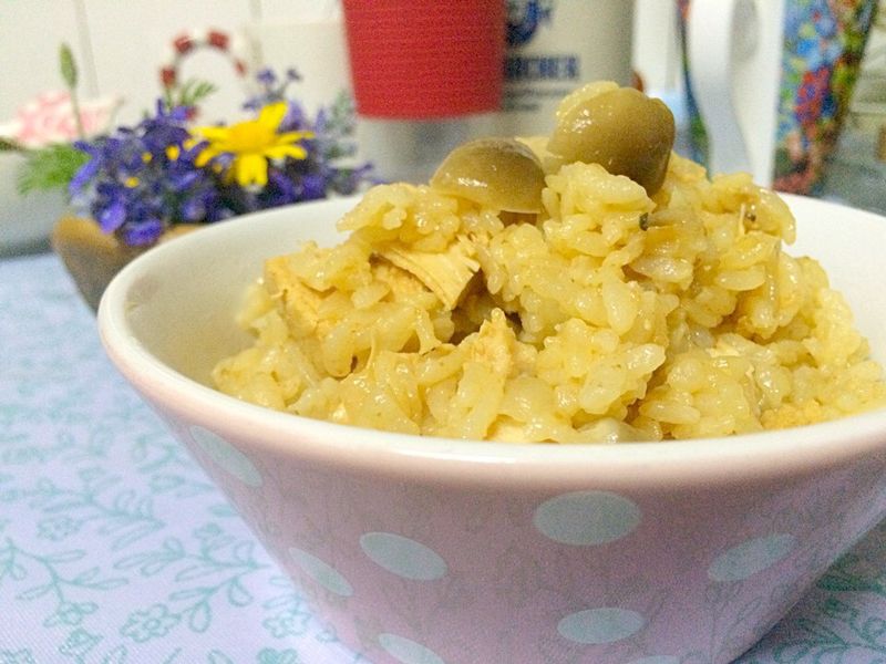 雞肉鴻禧菇雜炊飯