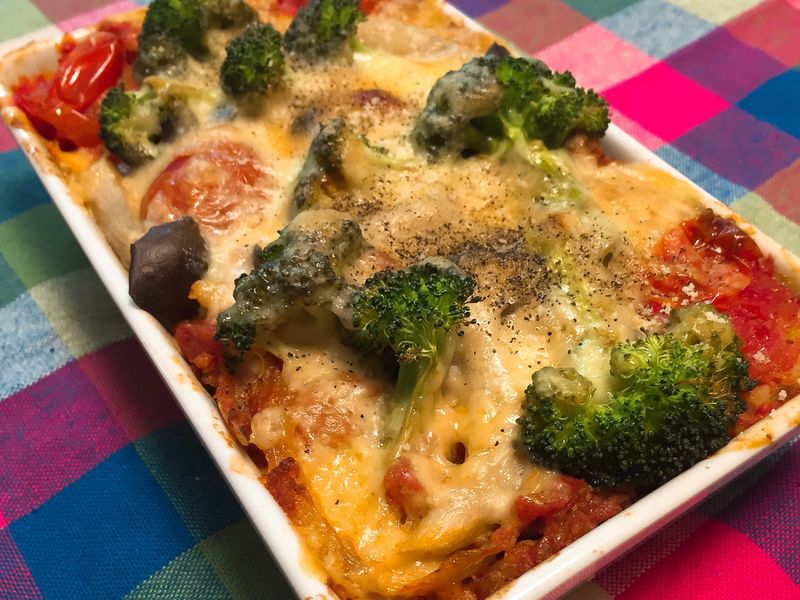 紅醬野菜焗飯