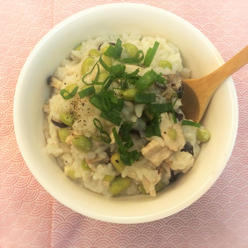 日式雞蓉雜炊(含影片)
