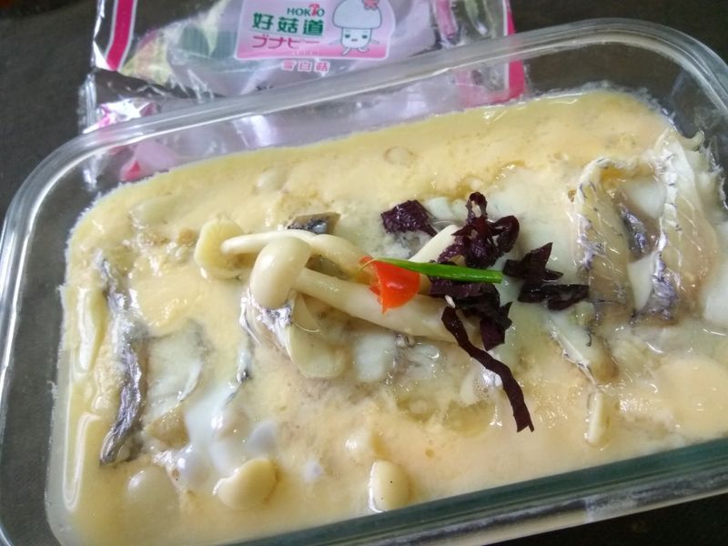 雪白菇蒸魚片─好菇道美味家廚