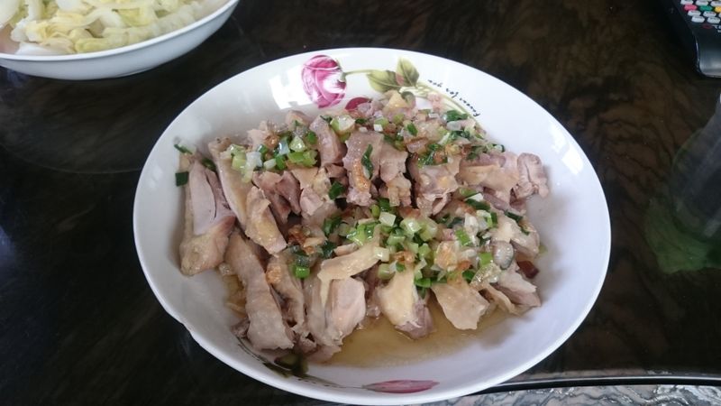 油蔥雞