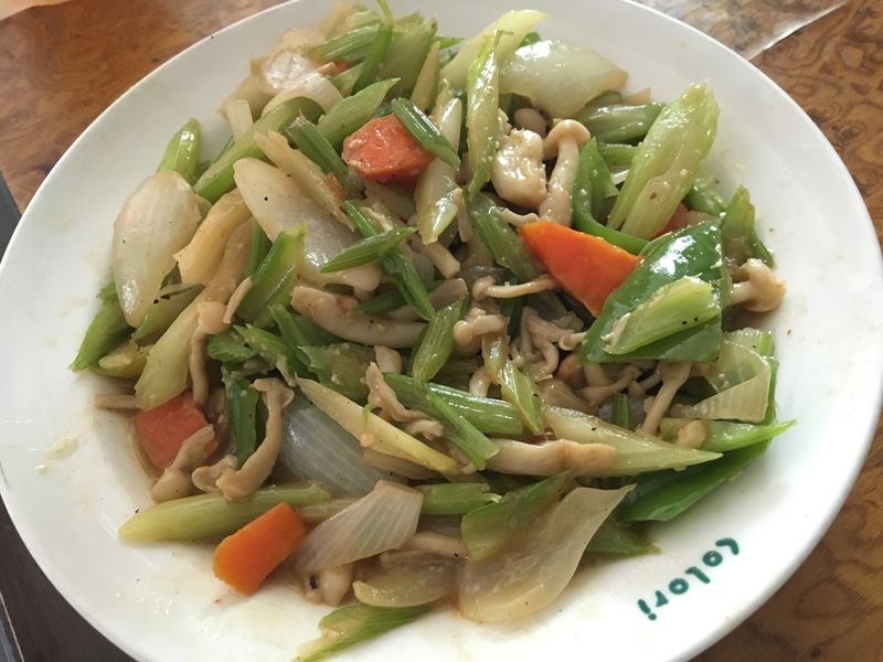 鮮香菇炒西芹