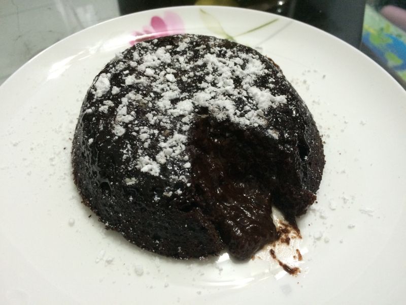 熔岩巧克力蛋糕