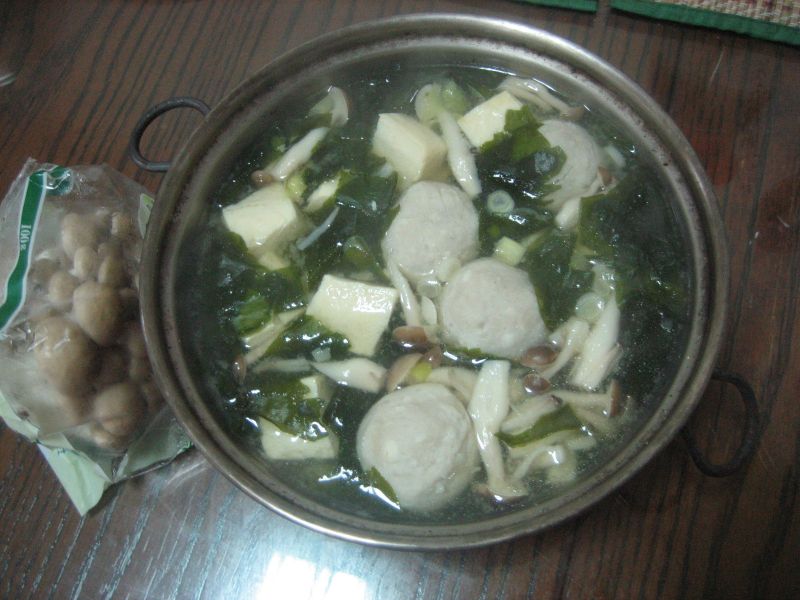 菇菇魚丸豆腐味噌湯_好菇道美味家廚
