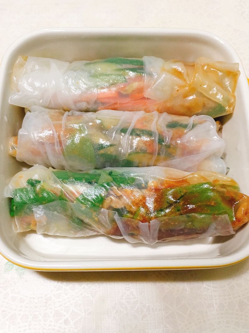 夏日開胃小菜-越南春捲