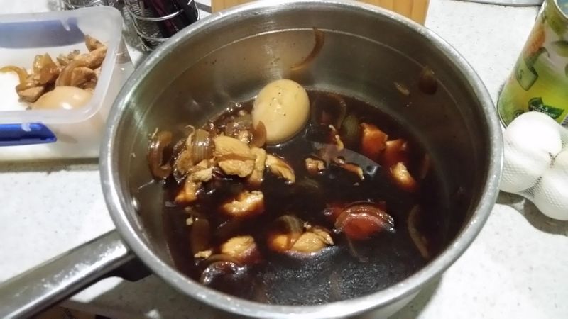 醬油燉雞肉