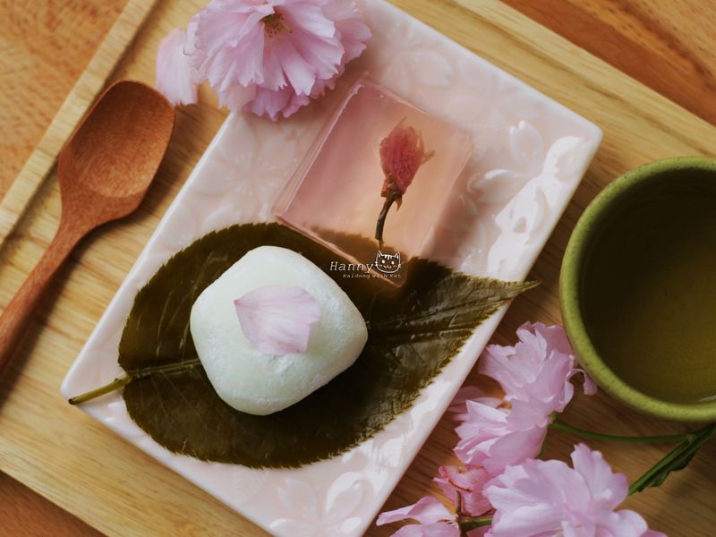 ♥開動with貓♥櫻花果凍