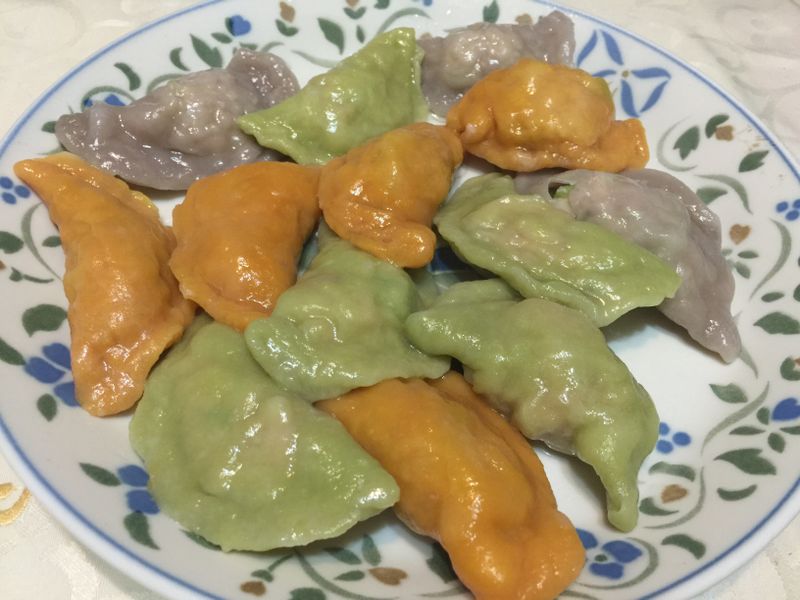 三色水餃