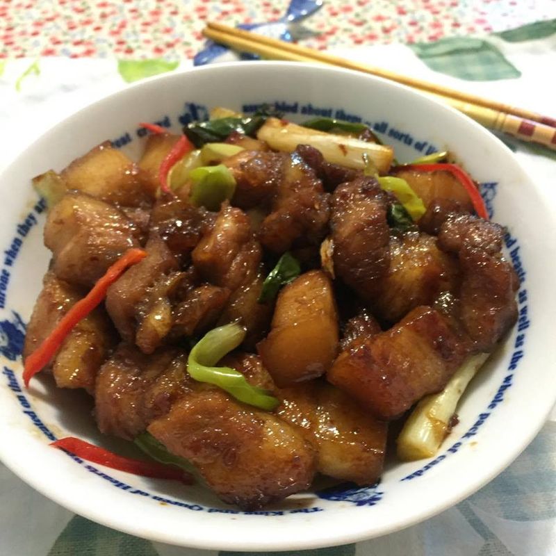蔥燒五花肉