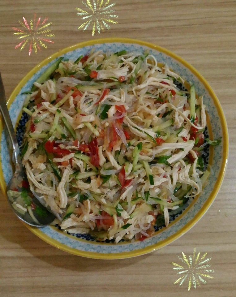 泰式涼拌雞絲(莎莎醬)