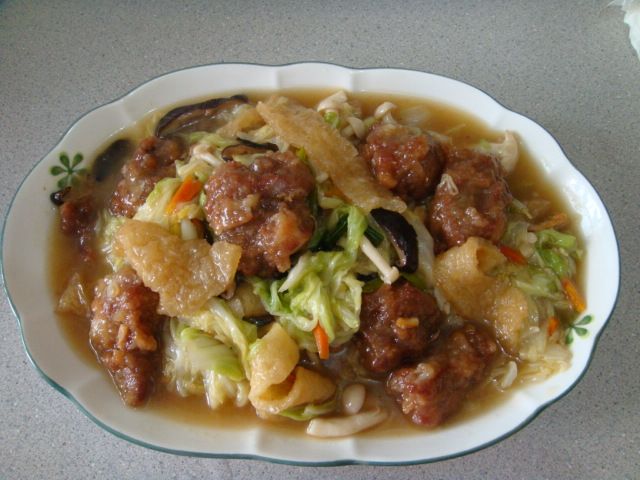 什錦白菜燒