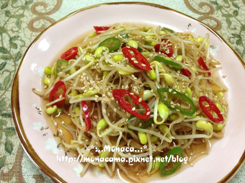 韓式醬醃黃豆芽콩나물장아찌
