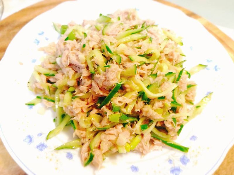 綠瓜鮪魚