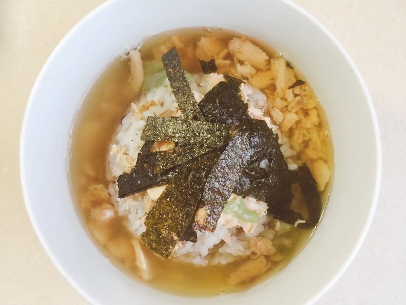 鮭魚茶泡飯