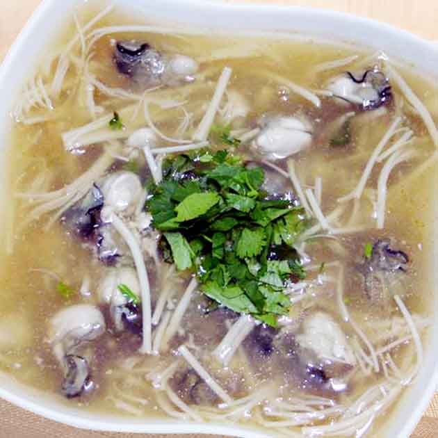 【厚生廚房】金針菇鮮蚵羮
