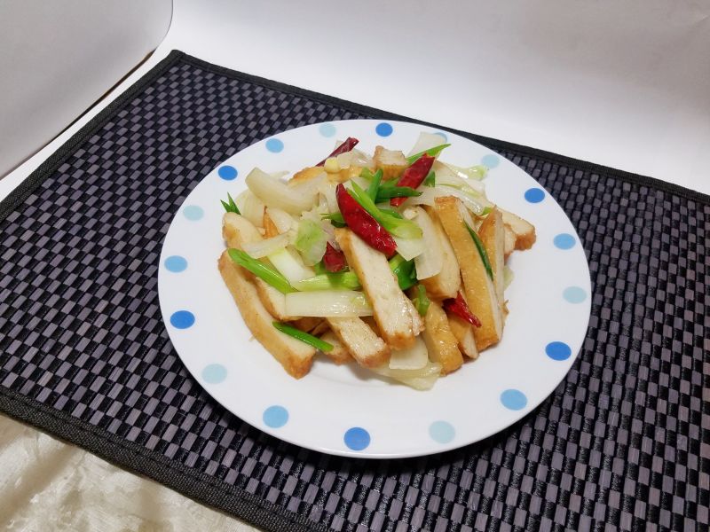 青蔥炒甜不辣