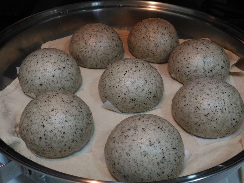 黑芝麻饅頭