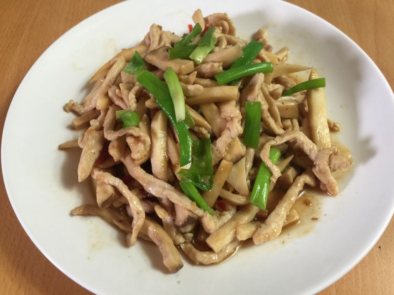 照燒菇菇雞絲