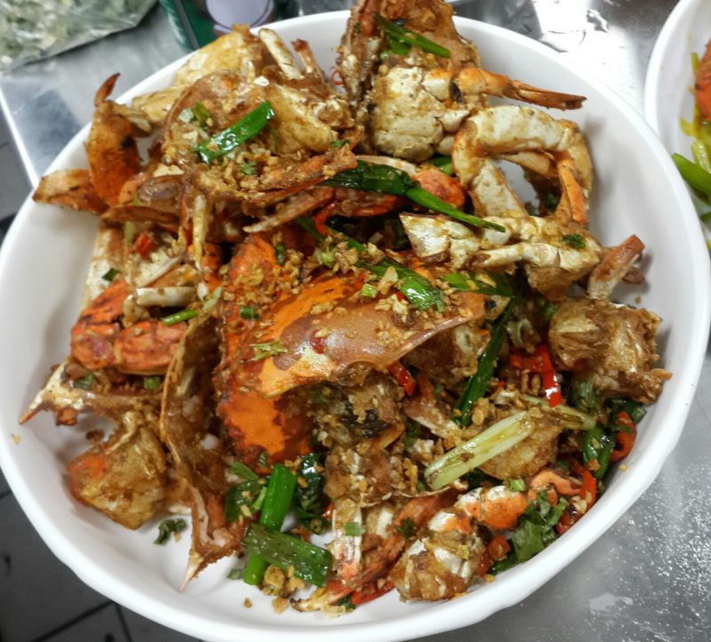椒鹽炒蟹