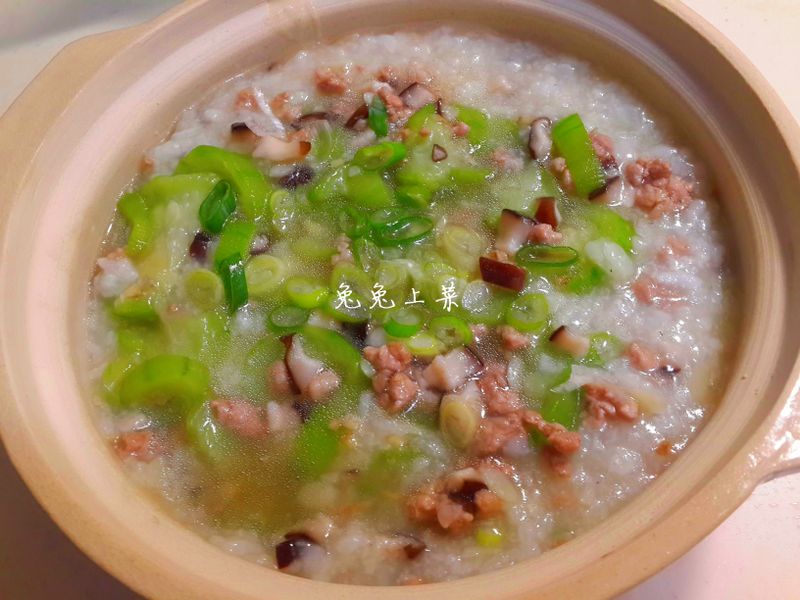 香菇絲瓜粥
