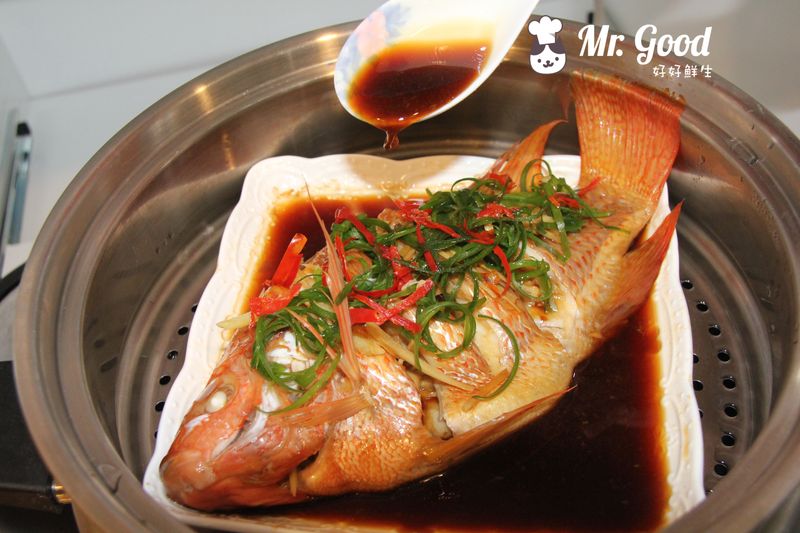 清蒸現撈紅魚【好好鮮生料理廚房】