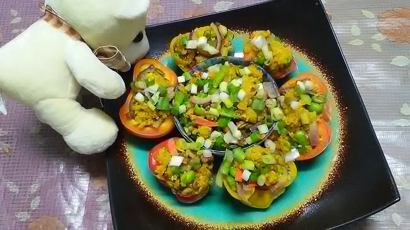 小米乳酪彩椒盅蛋炒飯【蛋炒飯的餐桌故事】