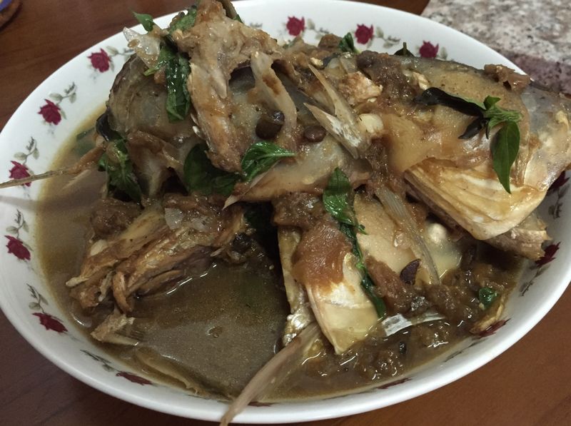 冬瓜豆醬煮虱目魚頭