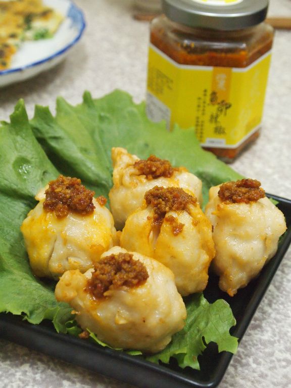 魚卵辣椒花枝丸
