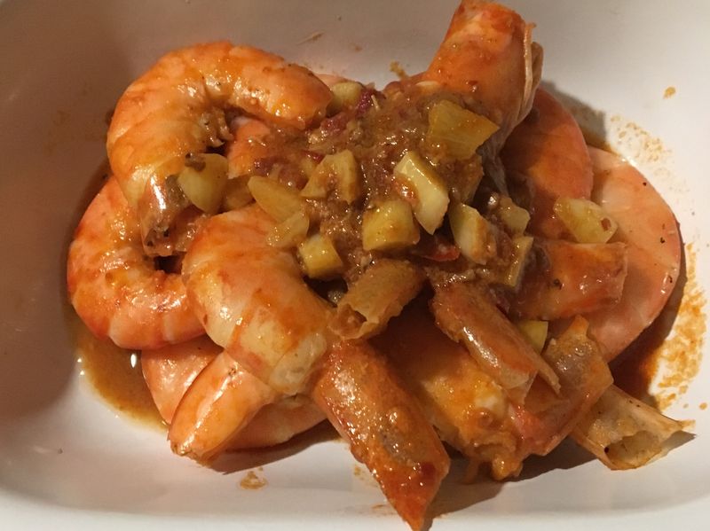 豆瓣醬炒蝦