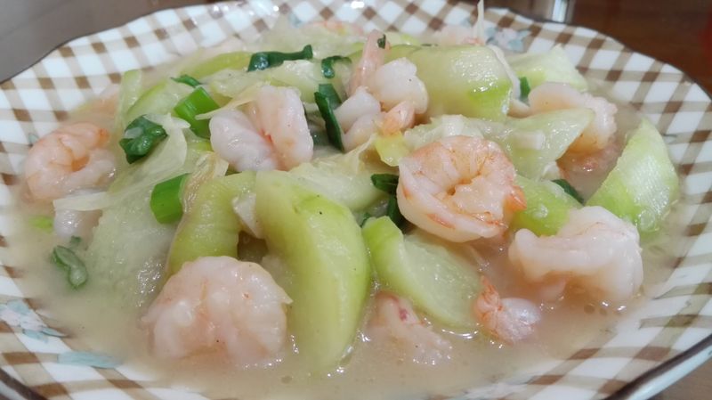 蝦仁燴絲瓜