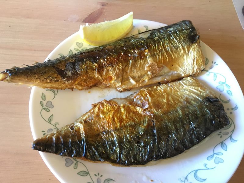 香煎薄鹽靖魚