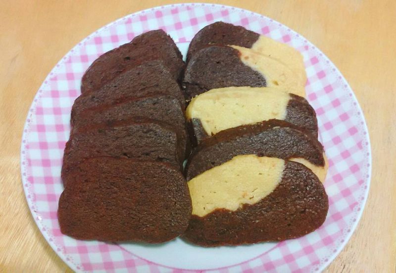 超簡單雙色餅乾