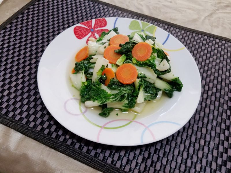 清炒白菜心