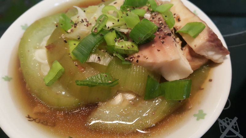 鯛魚片絲瓜