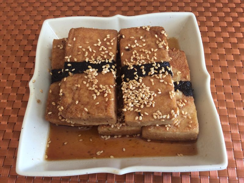 照燒海苔豆腐