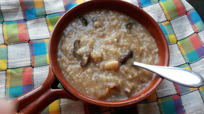筍子鹹稀飯