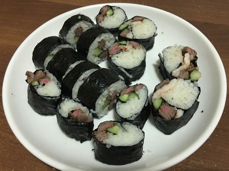 牛小排壽司