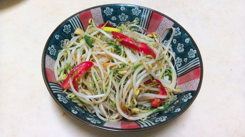 快炒豆芽