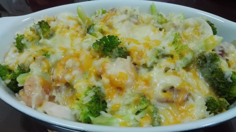 焗烤海鮮燉飯