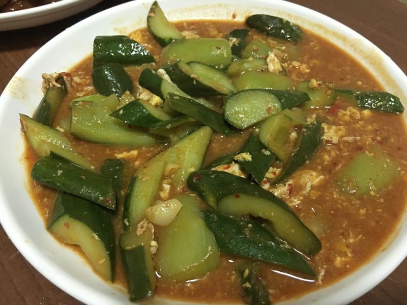 麻婆豆腐小黃瓜vs絲瓜
