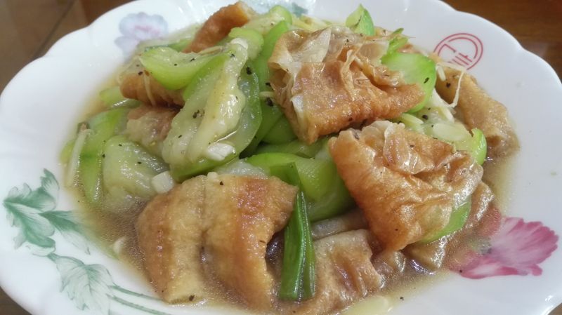油條燴絲瓜