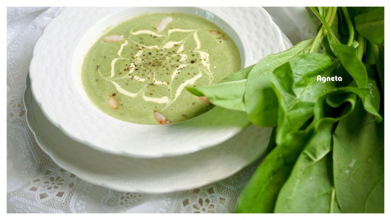 [阿妮塔♥yummy] 蟹肉菠菜濃湯。